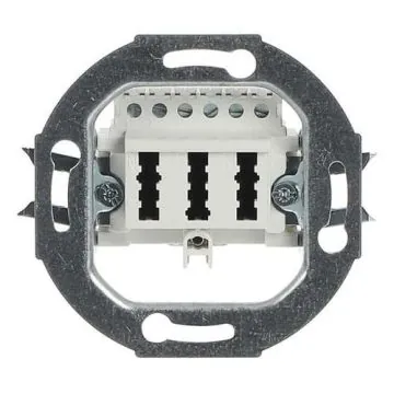 Busch-Jaeger 0243/04 TAE connection box, 3x6 NFN alpine white