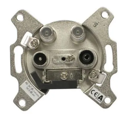 ASTRO Strobel 00540170 GUT MMD 7 SAT 4-hole multimedia socket - stitch cover