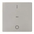 BERKER 80962221 Cover for push button sensor Q.1/Q.3 | 1-way, IO | aluminum velvet