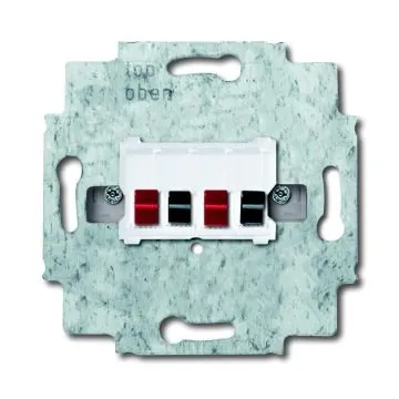 Busch-Jaeger 0248/04-101 stereo loudspeaker connection box alpine white
