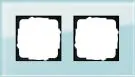 Gira 021218 2-way cover frame Gira Esprit Glass Mint Gira 021218 2-way cover frame Gira Esprit Glass Mint