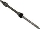 Schletter Solar 110012-300 hanger bolt set M12x300 incl. 3 nuts and EPDM mount. Schletter Solar 110012-300 hanger bolt set M12x300 incl. 3 nuts and EPDM mount.