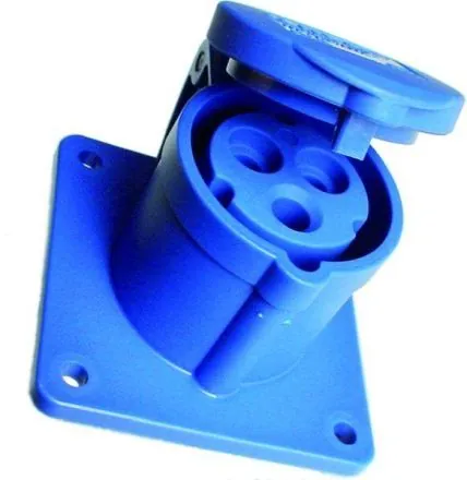 PCE 313-6f7 straight 16A 3-pole 6h 230V IP44 panel socket