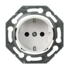 ELSO 225224 socket insert central plate 45 degrees 16A plug terminal pure white ELSO 225224 socket insert central plate 45 degrees 16A plug terminal pure white