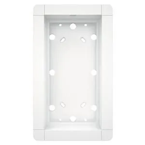 Ritto 1883270 surface-mounted frame 2 module slots, white