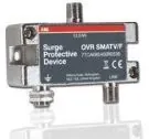 ABB Stotz-Kontakt OVR MATV/F, OVR MATV/F surge arrester 18.9 V, 800 mA, 5-3224 MHz, 0.3 db TV, 7TCA085400R0308 ABB Stotz-Kontakt OVR MATV/F, OVR MATV/F surge arrester 18.9 V, 800 mA, 5-3224 MHz, 0.3 db TV, 7TCA085400R0308