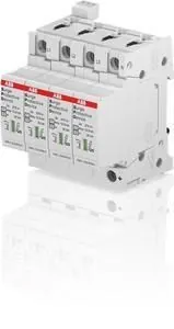 ABB Stotz-Kontakt OVR T1-T2 4L 12.5-275s P TS QS, OVR T1-T2 4L 12.5-275s P TS QS SPD combi T1+2 12.5kA per pole, TNS 4P, 2CTB815710R1100