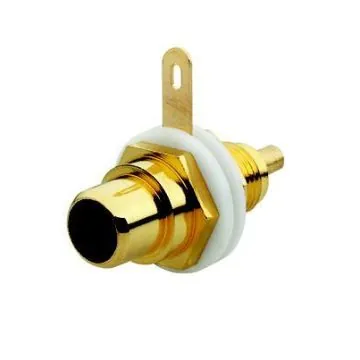 Busch-Jaeger 0263/05 Cinch socket, for mounting in communication adapters black