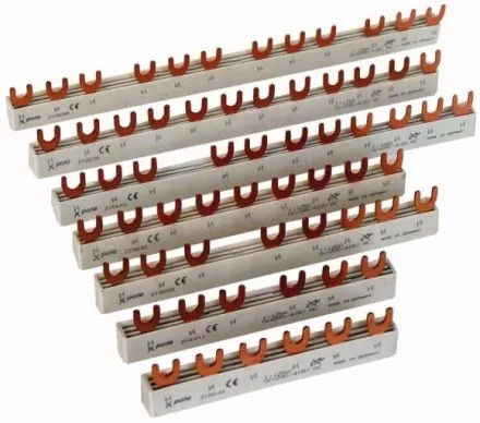 Eaton EVG-16/1PHAS/12MODUL phase busbar, 1Ph, 16qmm, fork, 12TE, 291466