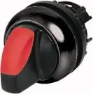 Eaton M22S-WRLK-R illuminated selector switch, 2 positions, red, latching, 216826