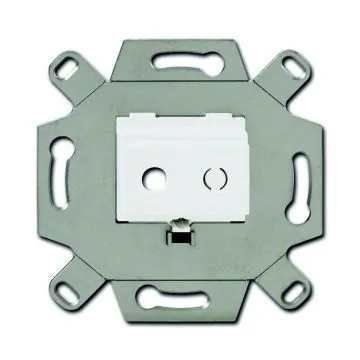 Busch-Jaeger 0264/12 communication adapter, for mini jack sockets 3.5 mm alpine white