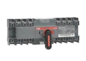 ABB Stotz-Kontakt OTM100F4CMA230V, load changeover switch with motor, 4-pole, 100A, with handle for manual operation, 1SCA120098R1001