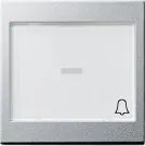 Gira 067926 rocker BSF large symbol bell system 55 color aluminum Gira 067926 rocker BSF large symbol bell system 55 color aluminum