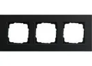 Gira 0213126 3-way cover frame Gira Esprit aluminum black