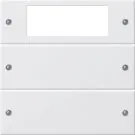 GIRA 219203 TS3 rocker set System 55 | 2-way, Plus | pure white glossy GIRA 219203 TS3 rocker set System 55 | 2-way, Plus | pure white glossy