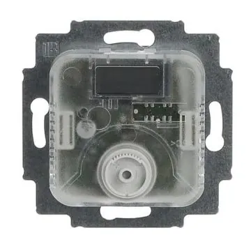 Busch-Jaeger 1097 UTA El. room temperature controller UP, changeover contact, actual value display