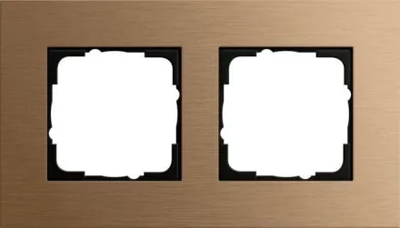Gira 021238 2f Esprit bronze cover frame