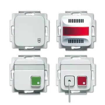 Busch-Jaeger 1510 UC-214-101 Call set for disabled toilet, according to DIN0834 alpine white