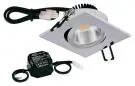 EVN PC24N91102 P Q. black chr 3000K 8.4W 1010lm NG LED recessed ceiling spotlight