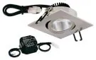 EVN PC24N91302 P Q. black EDS 3000K 8.4W 1010lm NG LED recessed ceiling spotlight