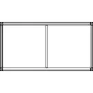 Ritto 1550370 Housing 2-way, free-standing, white