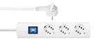 Kopp 234602001 DUOversal Plus 3-way white 1.4m FS power strip Kopp 234602001 DUOversal Plus 3-way white 1.4m FS power strip