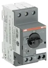 ABB Stotz-Kontakt MS116-12-HKF1-11, motor protection switch, with front auxiliary switch 1NO+1NC, 1SAM250005R1012