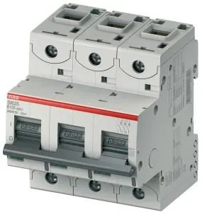ABB Stotz-Kontakt S803S-B20, high-performance circuit breaker, 20A,B,400VAC=Icu 50kA,690VAC=Icu6kA,3P, 2CCS863001R0205