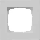 Gira 0211375 1f flat E2 grey cover frame