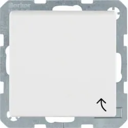 Berker 41241909 S.1 IP44 polar white matt socket SCHUKO