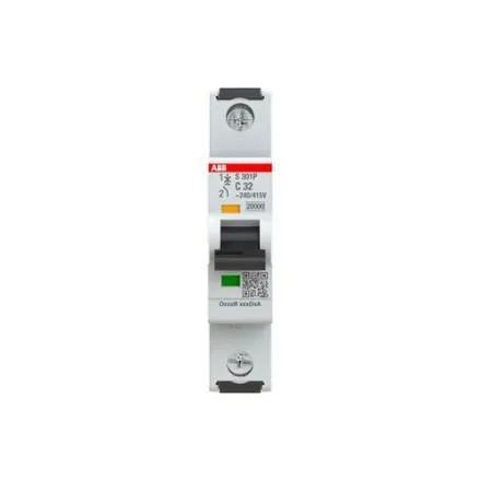 ABB Stotz-Kontakt 2CDS381001R0324 S301P-C32 C25kA 32A 1P circuit breaker