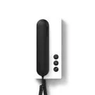 Siedle HTA 811-0 WH/S Analogue house telephone in high-gloss white/black