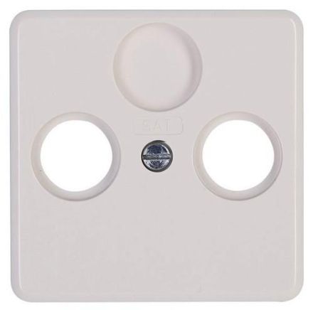 Kopp 358613189 MILANO for TV/RF white antenna cover