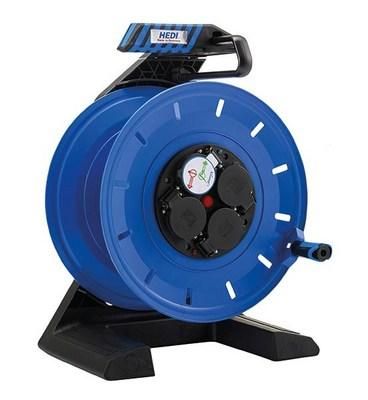 Hedi K7000TF Generation 7 D:290mm empty 4xSCHUKO plastic cable drum