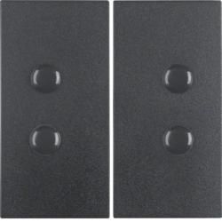 Berker 15711606 rocker switch screwable anthracite, matt Berker B.3/B.7