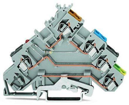 Wago 280-570/281-434 3-wire m.LED 24 V PNP initiator terminal