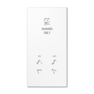 Jung SOLS7522WWPL cover 1-way, shavers only, Duroplast, LS series, alpine white