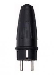 MERTEN 122051 solid rubber plug SCHUKO black