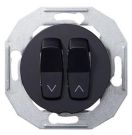 ELSO WDE011254 blind switch with central plate black Renova