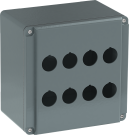 ABB Stotz-Kontakt 1SFA170807R1008 080SP8 8 command points grey aluminum IP66 metal housing