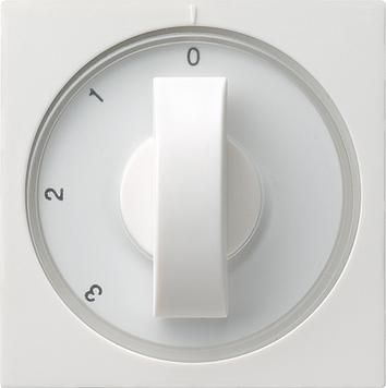 Gira 066927 cover knob 3-stage 0/1/2/3 System 55 pure white matt