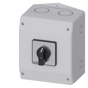 Siemens 3LD2165-7UB01 changeover switch 3-pole IP65
