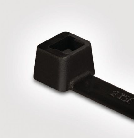 HellermannTyton 111-02160 T18L-W-BK-C1 200x2.5 cable ties