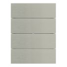 BERKER 75164593 KNX push button sensor B.IQ | 4-way, comfort | brushed stainless steel