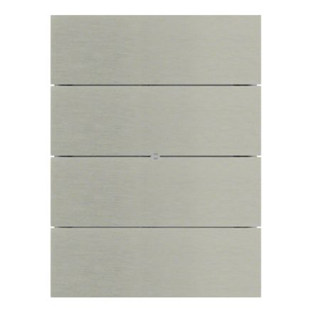 BERKER 75164593 KNX push button sensor B.IQ | 4-way, comfort | brushed stainless steel