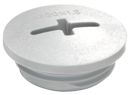 Wiska 10060624 EVSG 12 M12x1,5 polyamide IP56 RAL7035 plastic screw plug