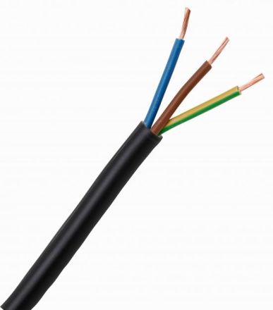 Kopp 152405849 PVC hose line 3G1mm, black, 5m