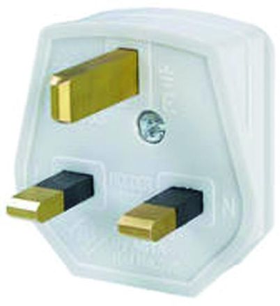 Bachmann 910.176 earthing contact plug England UK black
