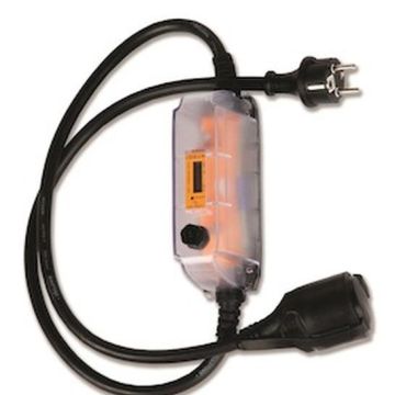 KDK Dornscheidt plug coupling Schuko 16A meter Disp AC adapter plug meter