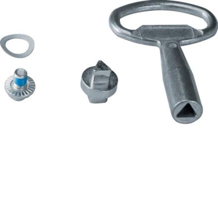 Hager FZ502 locking universal triangular lock 7mm